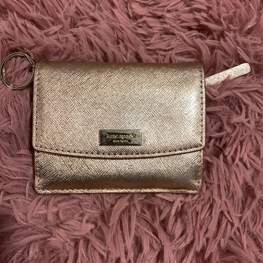 kate Spade metallic wallet